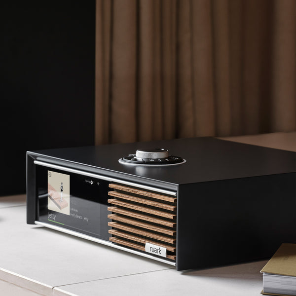 Ruark R610 Music Console in Satin Charcoal veneer