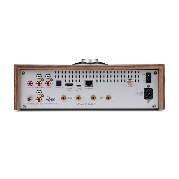 Ruark R610 Music Console rear view