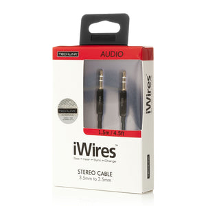 Techlink iWires 3.5mm Stereo Jack to 3.5mm Stereo Jack