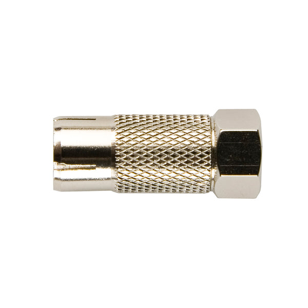 F-Type to coax plug adaptor